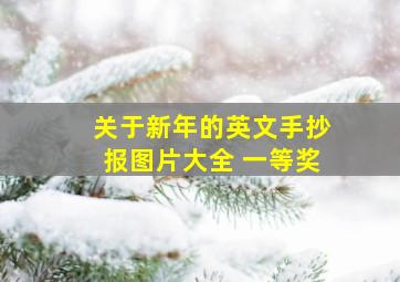 关于新年的英文手抄报图片大全 一等奖